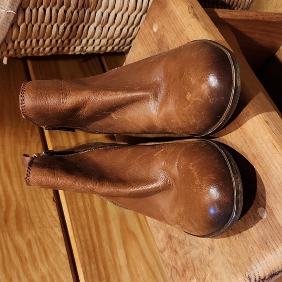 Lucky Brand Leather Ankle Boots size 8.5 M - Picture 6 of 7